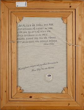 ALVAR HÅRD, olja på duk, sign.