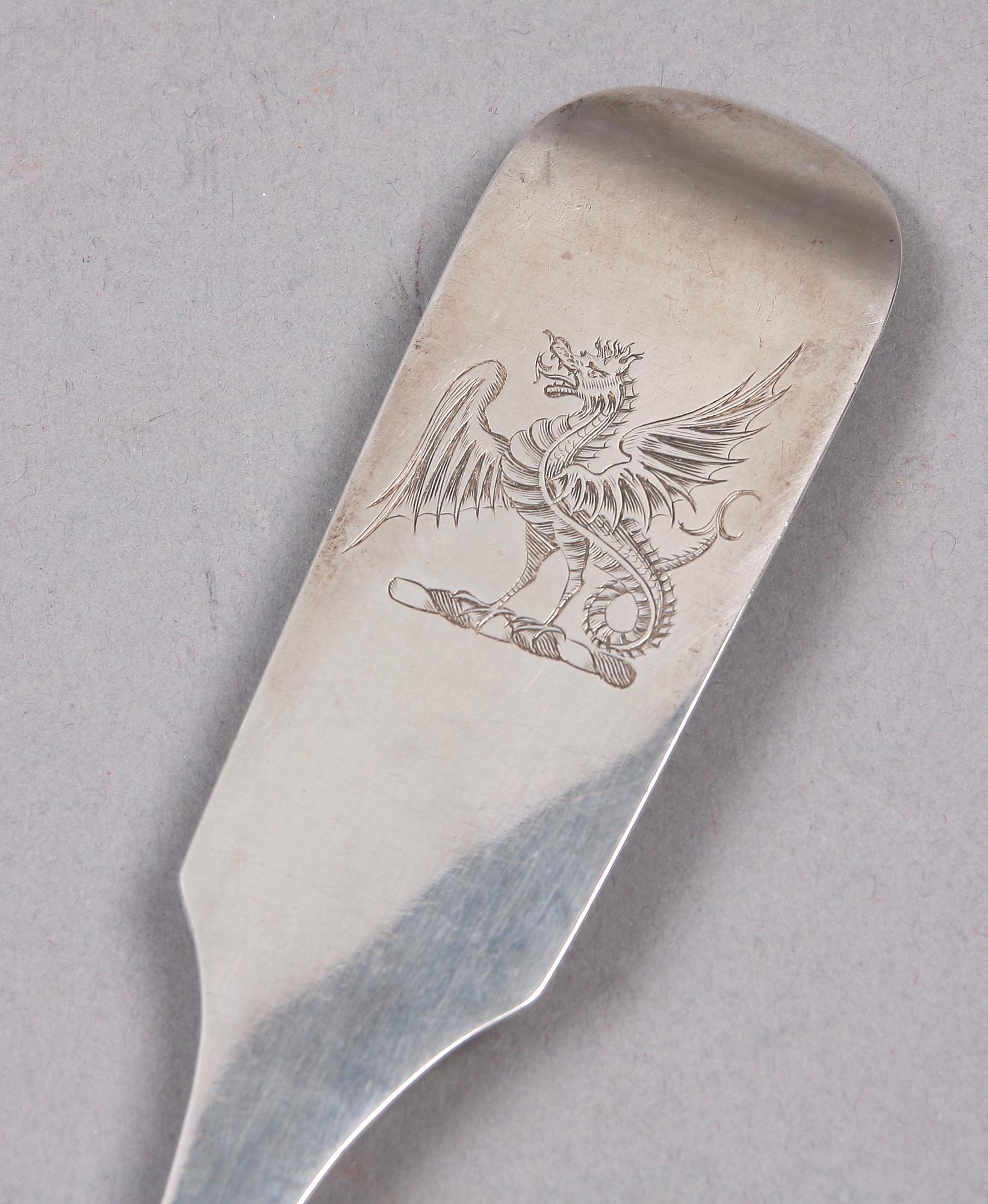SOPPSLEV, silver, England, 17-1800-tal.