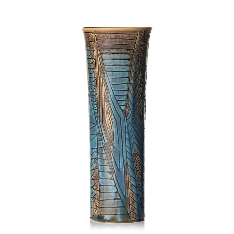 Stig Lindberg, a stoneware vase, Gustavsberg Studio, Sweden ca 1960.