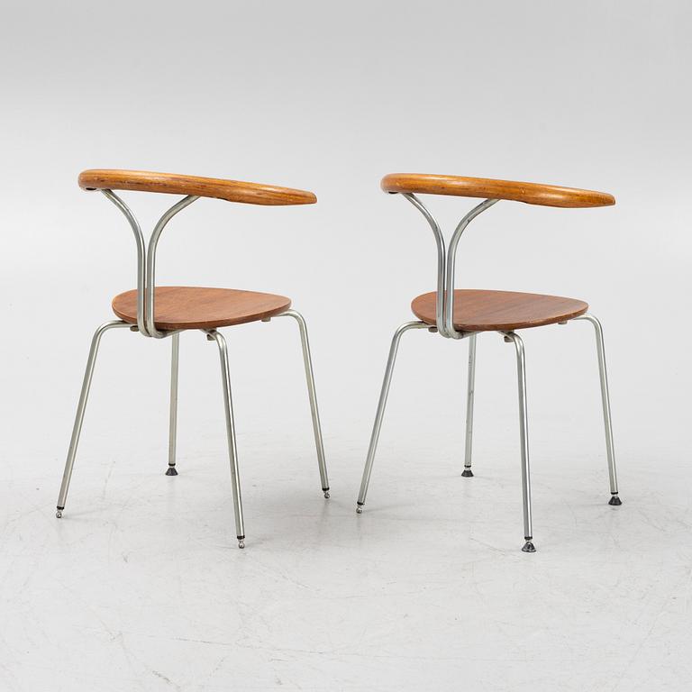 Björn Alge, a set of six chairs from  Lindlöfs interiör Ab, 1960's/70's.