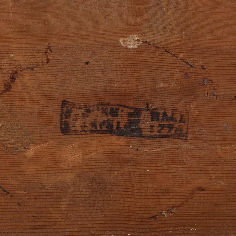 SPEGEL/RAM. Gustavianskt stockholmsarbete 1790.