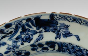 TALLRIKAR, 9 st, porslin, Kina, 1700-/1800-tal.