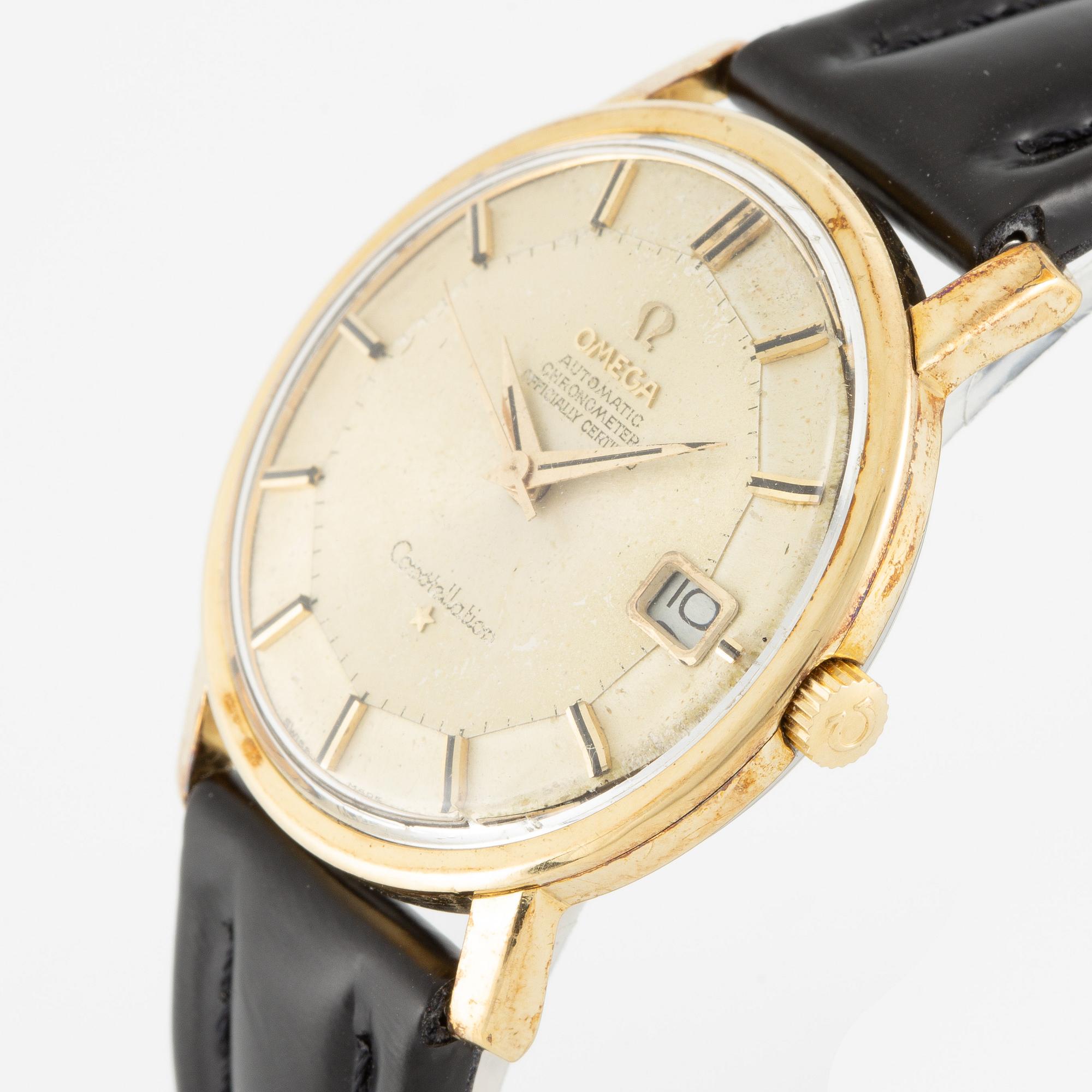 Omega, Constellation, "Pie-Pan", wristwatch, 35 mm.