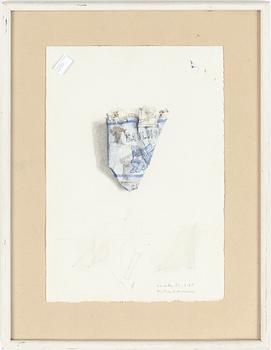 Lennart Aschenbrenner · LENNART ASCHENBRENNER, "Frank bild II", akvarell, signerad och daterad "Lacoste, 23.10.75".
