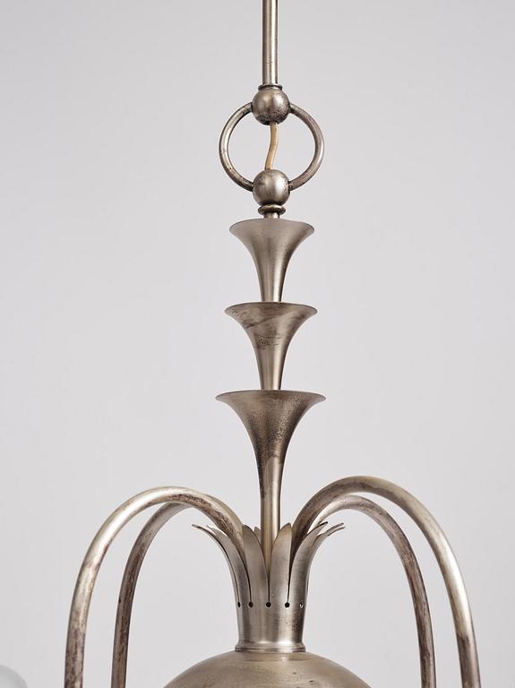 Elis Bergh, a Swedish Grace chandelier, C.G. Hallberg, Stockholm, 1920s.