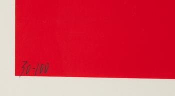 Valerio Adami, silkscreen, signed and numbered 30/100.