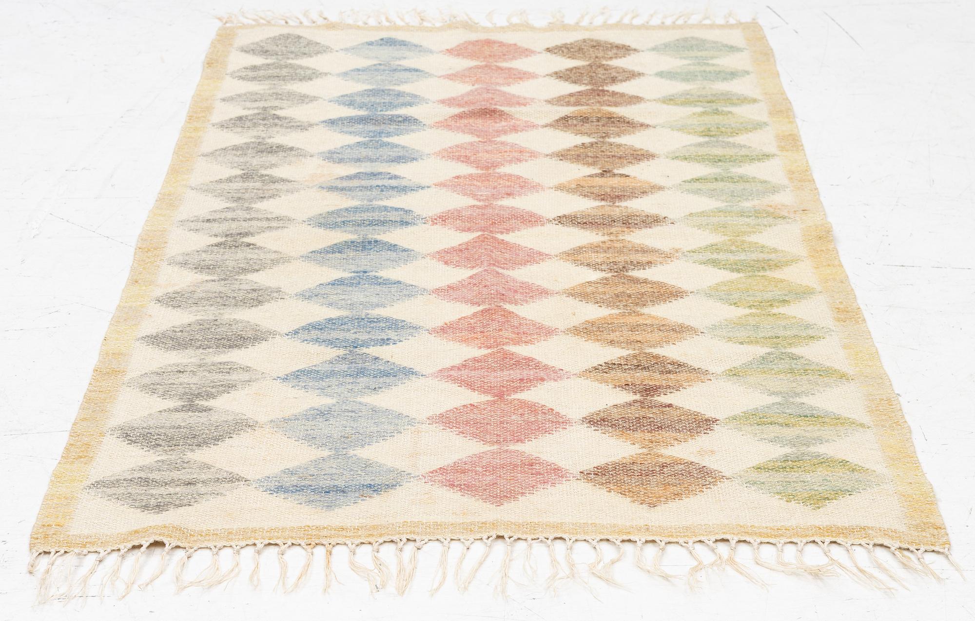 A flat weave panel, c. 100 x 65 cm, Sweden, the 1950s.