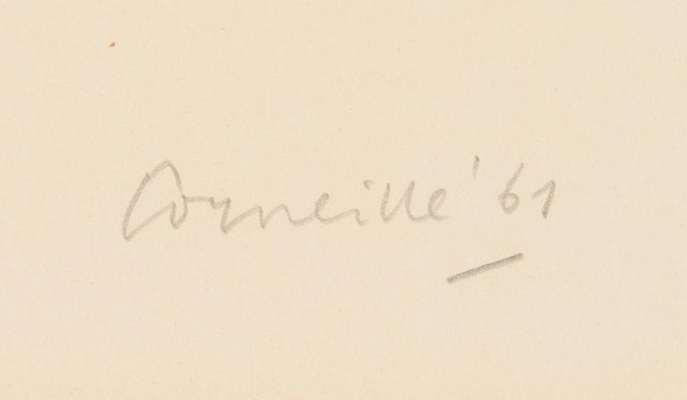 Beverloo Corneille, lithograph in colours, signed and dated -61, numbered 10/120.