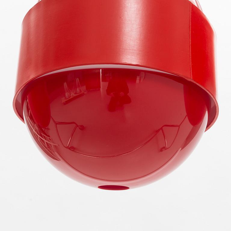 Uno & Östen Kristiansson, a set of three 'Globo Ring' ceiling lights, Luxus, Vittsjö, 1970's.