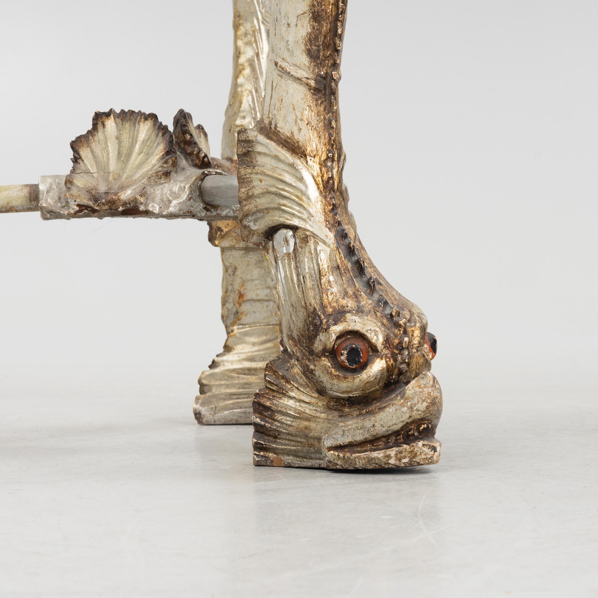 An Italian Grotto-Style Side Table, 20th Century.