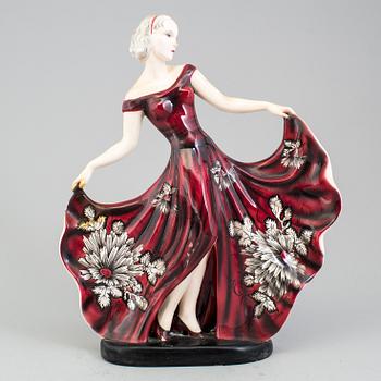 A Art Deco Goldcheider figurine from Austria.