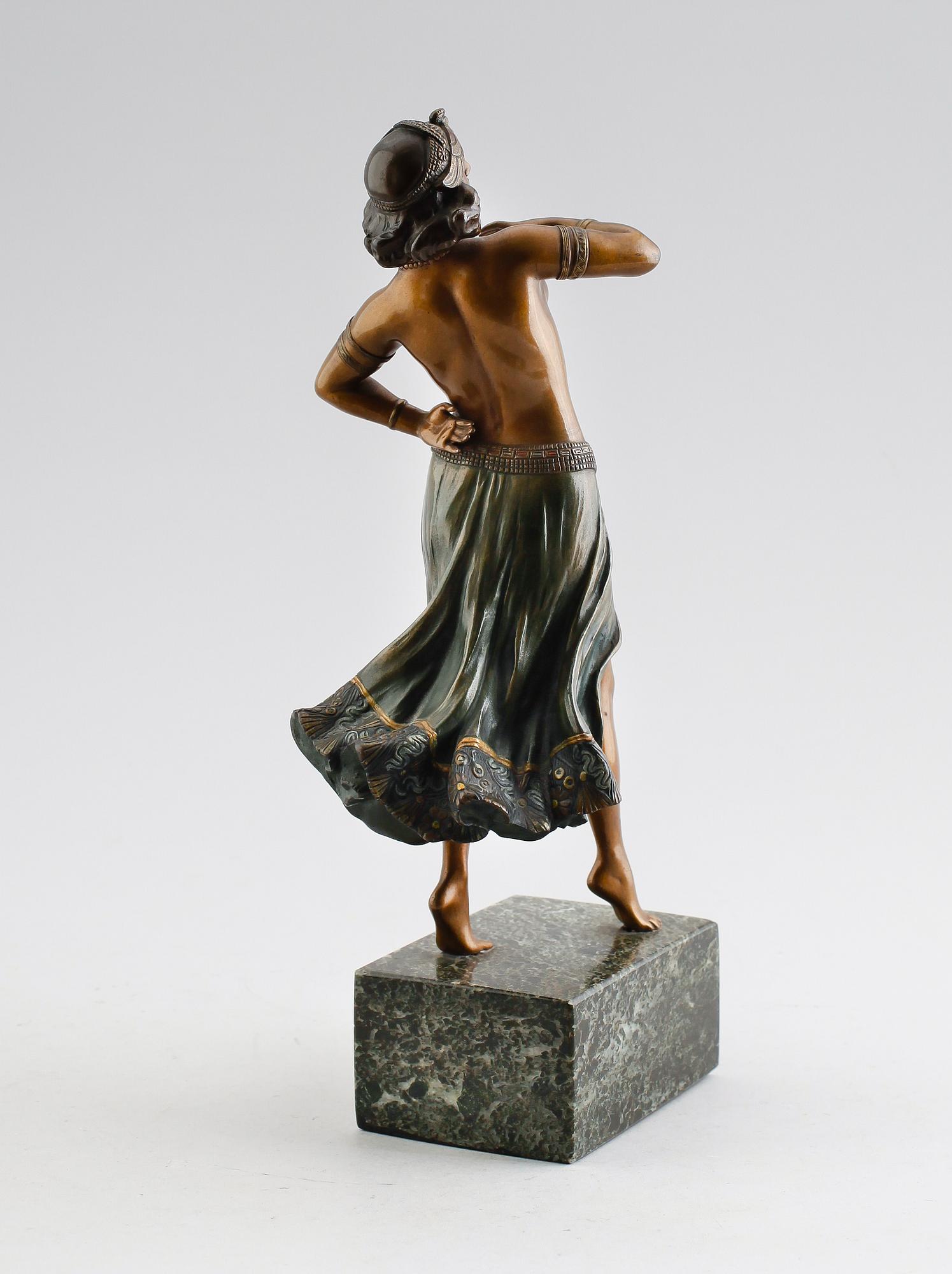 SKULPTUR, art décostil, brons, 1900-talets mitt.