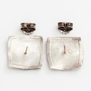 Björn Weckström, korvakorut, "Gelo", hopeaa, Lapponia 2014.