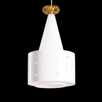 PAAVO TYNELL, A CEILING LIGHT. Manufactured by Taito/Idman.