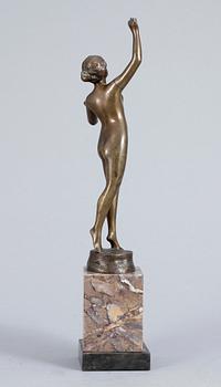 SKULPTUR, brons, signerad Thierman, 1900-tal.