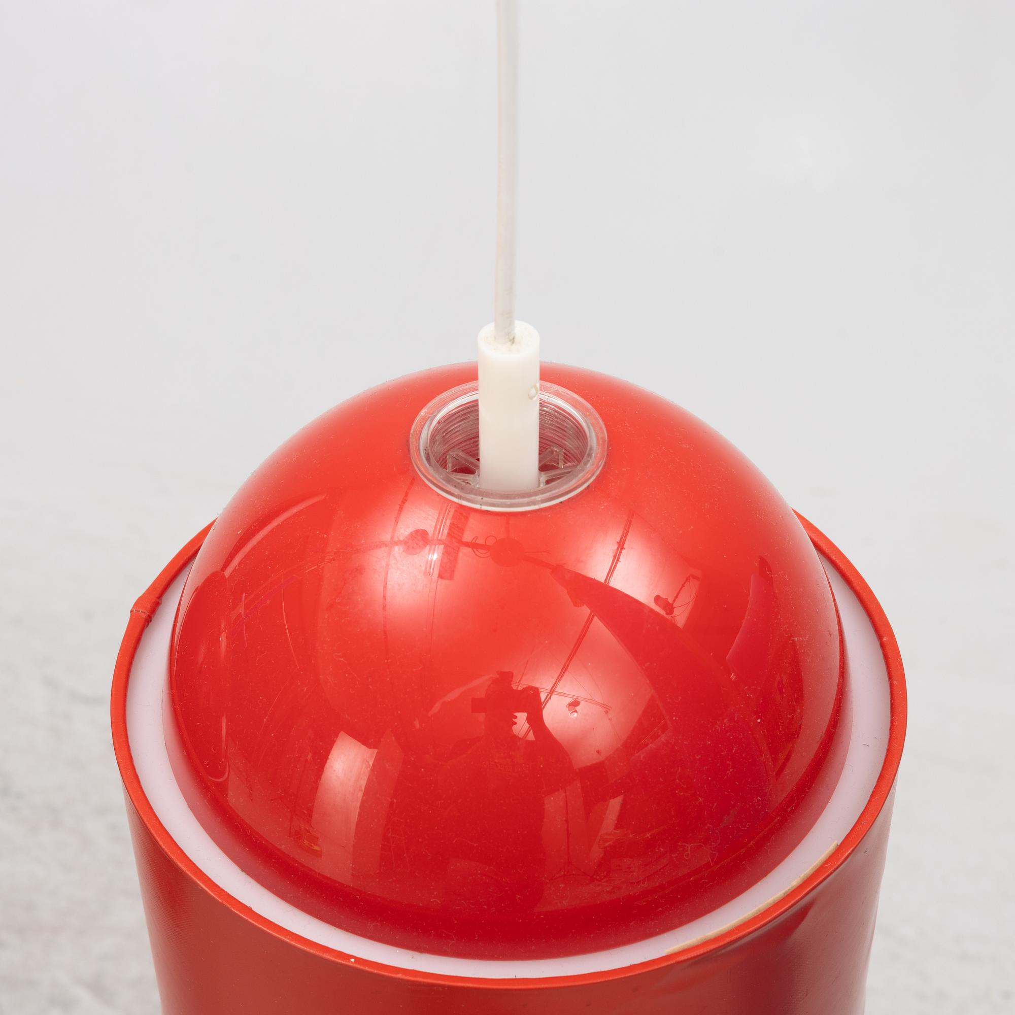 Uno & Östen Kristiansson, three ceiling lamps, 'Globo ring', Luxus, Vittsjö.
