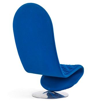 Verner Panton, fåtölj "System 1-2-3" De Luxe Lounge Chair", Fritz Hansen, Danmark, 1970-tal.