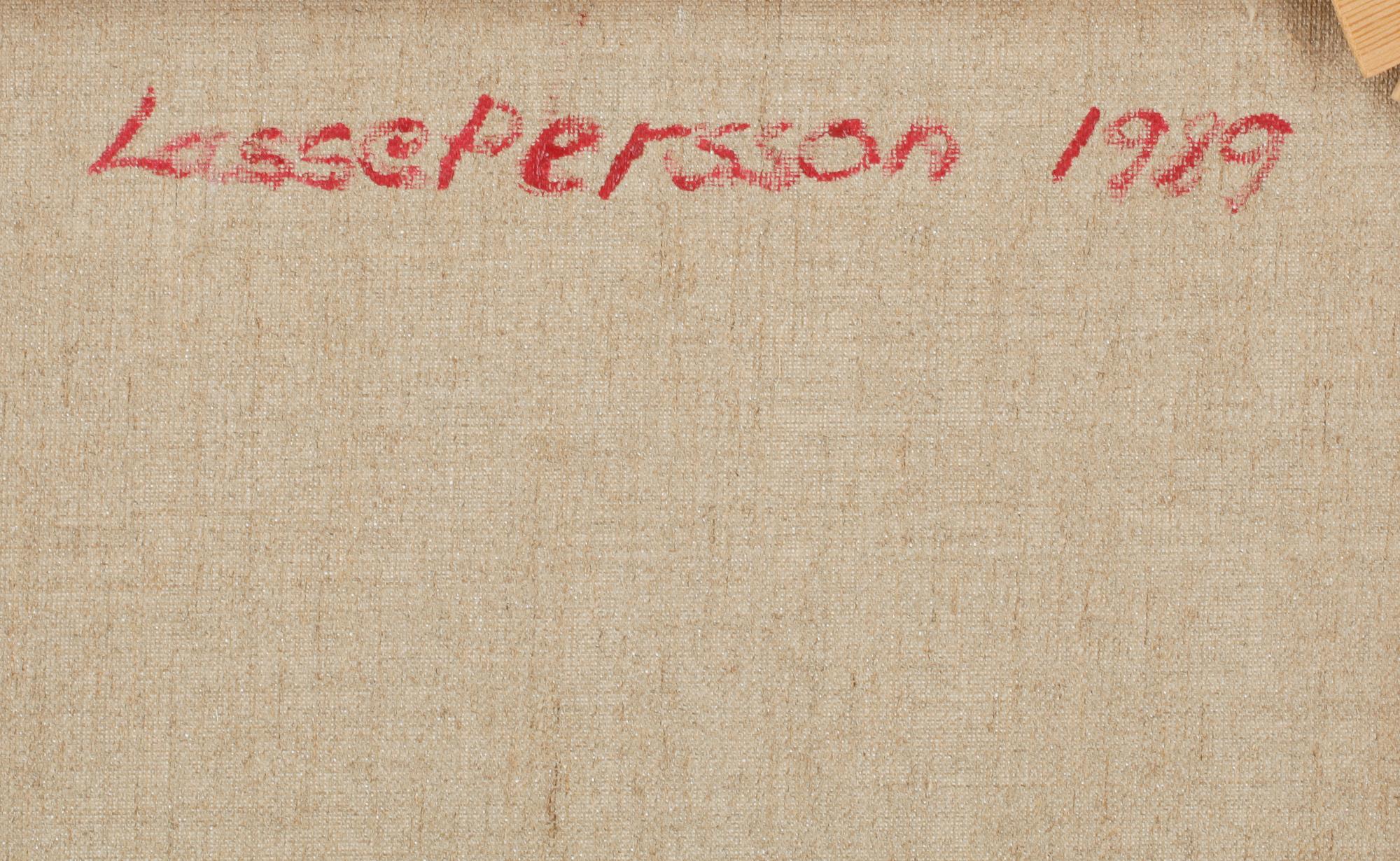 LASSE PERSSON, olja på duk, sign o dat 1989 a tergo.