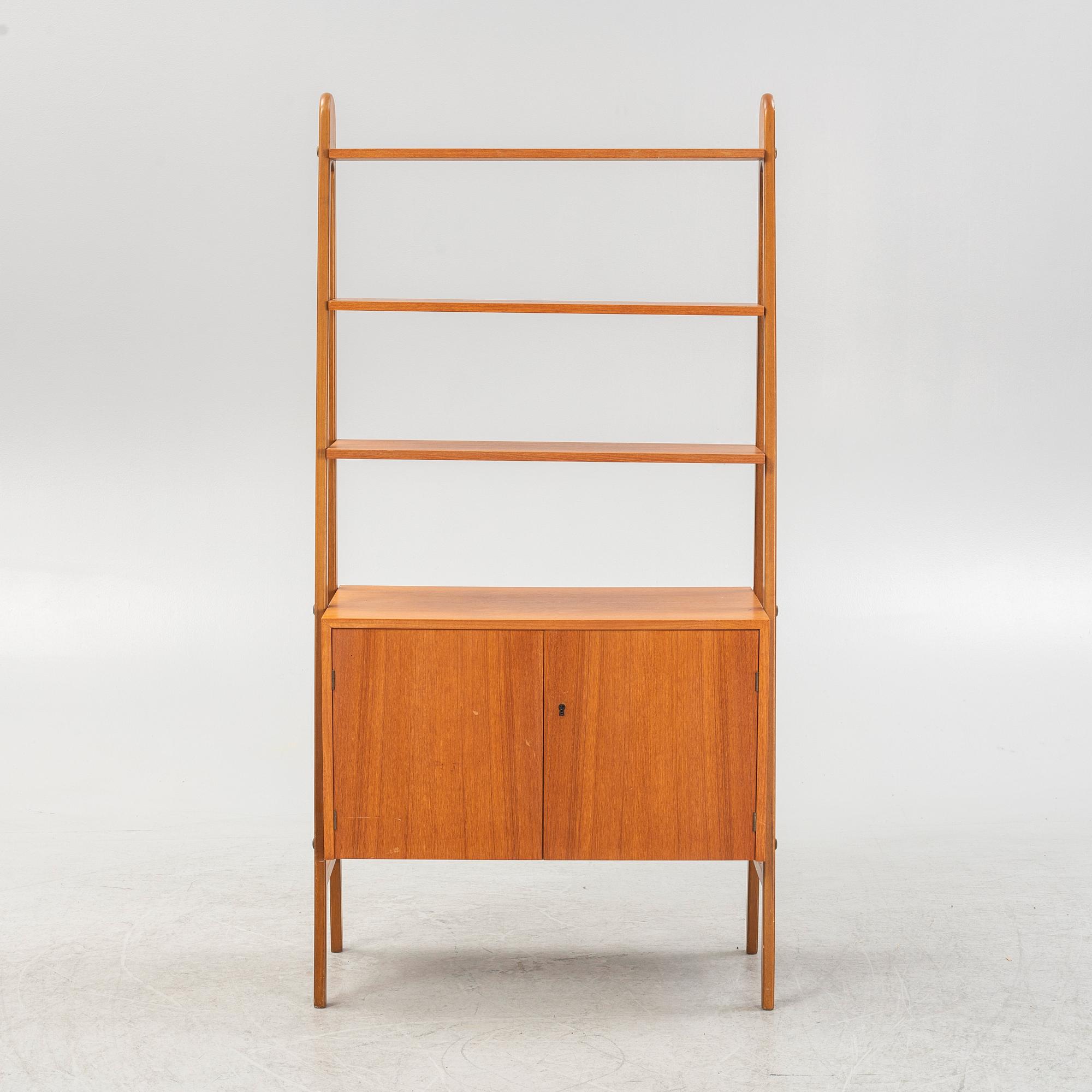 A bookcase, mid 20th Century.