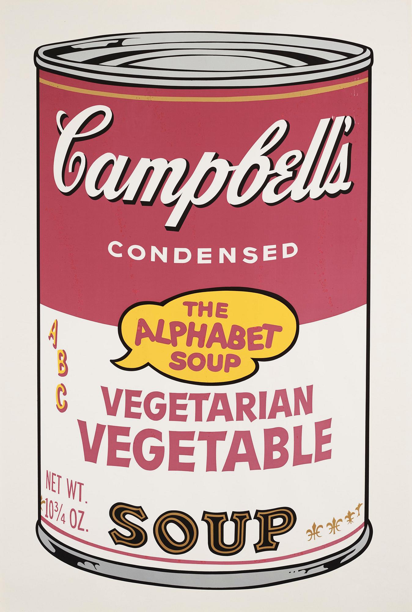 Andy Warhol, "Vegetarian Vegetable, from Campbell's Soup Ⅱ".