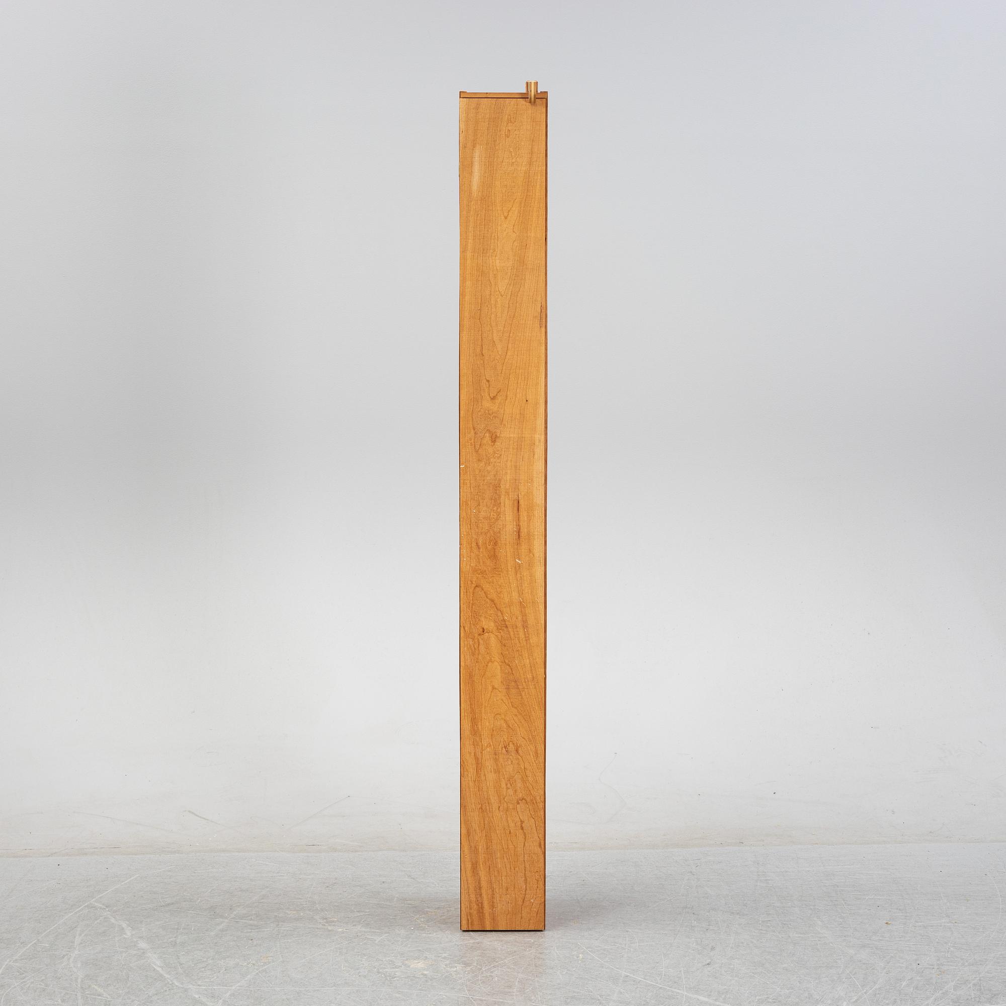 A 'Solitär' mahogany cabinet by John Kandell for Källemo, designed 1981.
