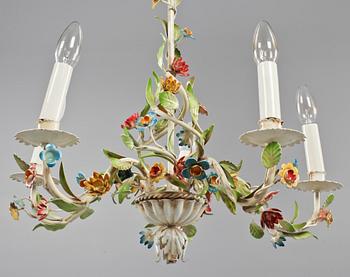 TAKLAMPA, enligt uppgift inköpt på Firma Svenskt Tenn, 1970-tal. Höjd 56 cm.
