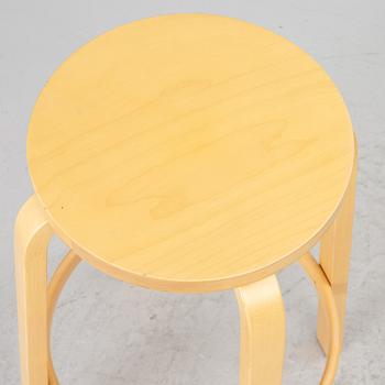 Alvar Aalto, a pair of bar stools, Artek, Finland, 2002.