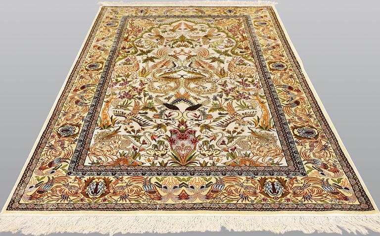Carpet, Kayseri, silk, 166 x 114 cm.