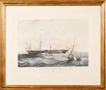 GRAVYR, efter Knell, kolorerad, England, 1800-tal.