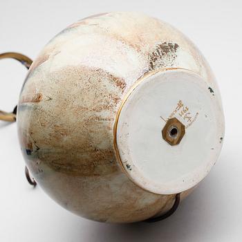 BORDSLAMPA, porslin, Josef Ekberg, Gustavsberg, 1931.