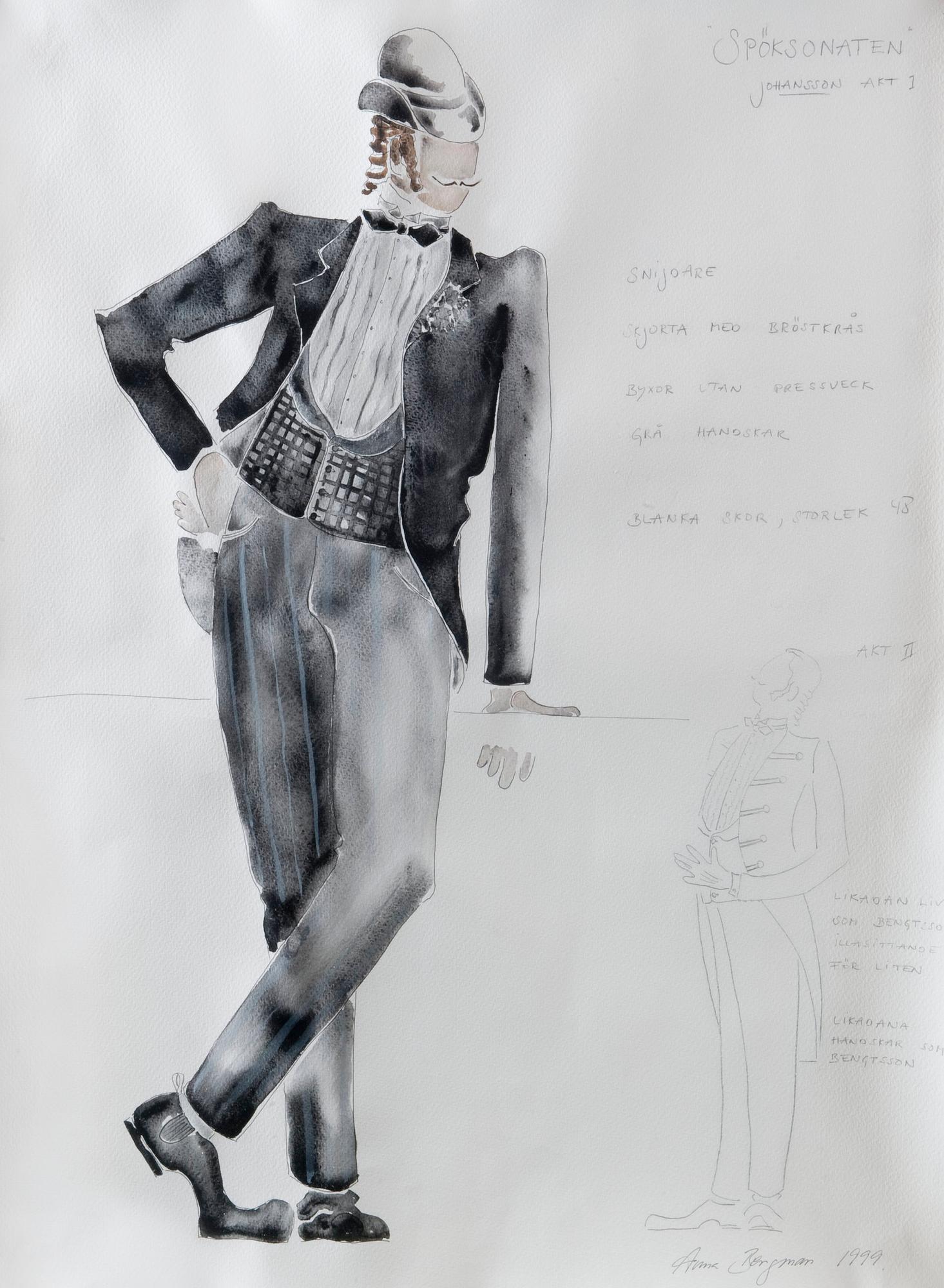 Anna Bergman, "Spöksonaten".