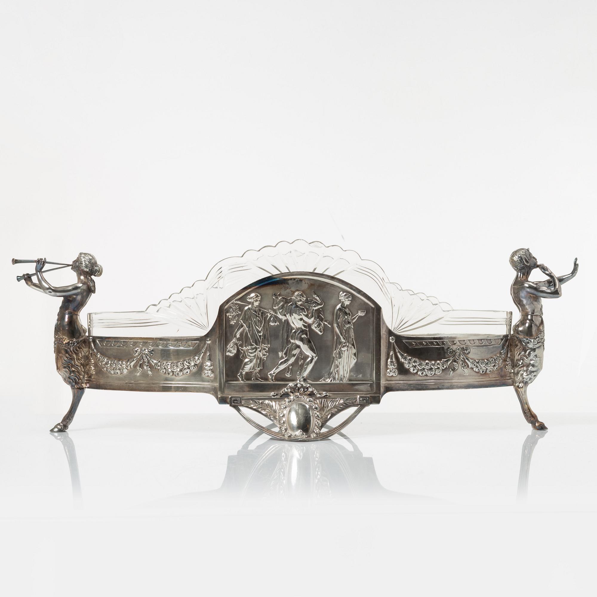 Jardinière, Art Nouveau, Württembergische Metallwarenfabrik (WMF) early 20th century.