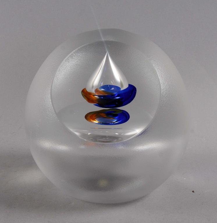 GÖRAN WÄRFF, glasskulptur Kosta.