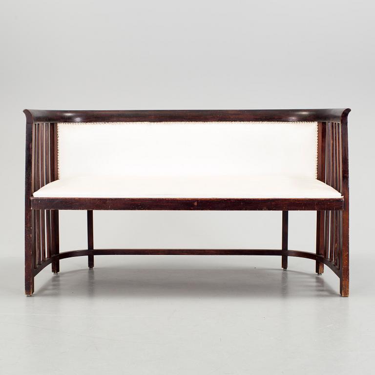 A Viennese Art Nouveau sofa probably by Josef Hoffmann, early 20th Century.