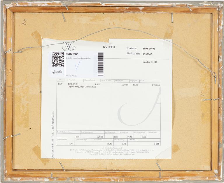 Olle Nyman, Landskapsbild.