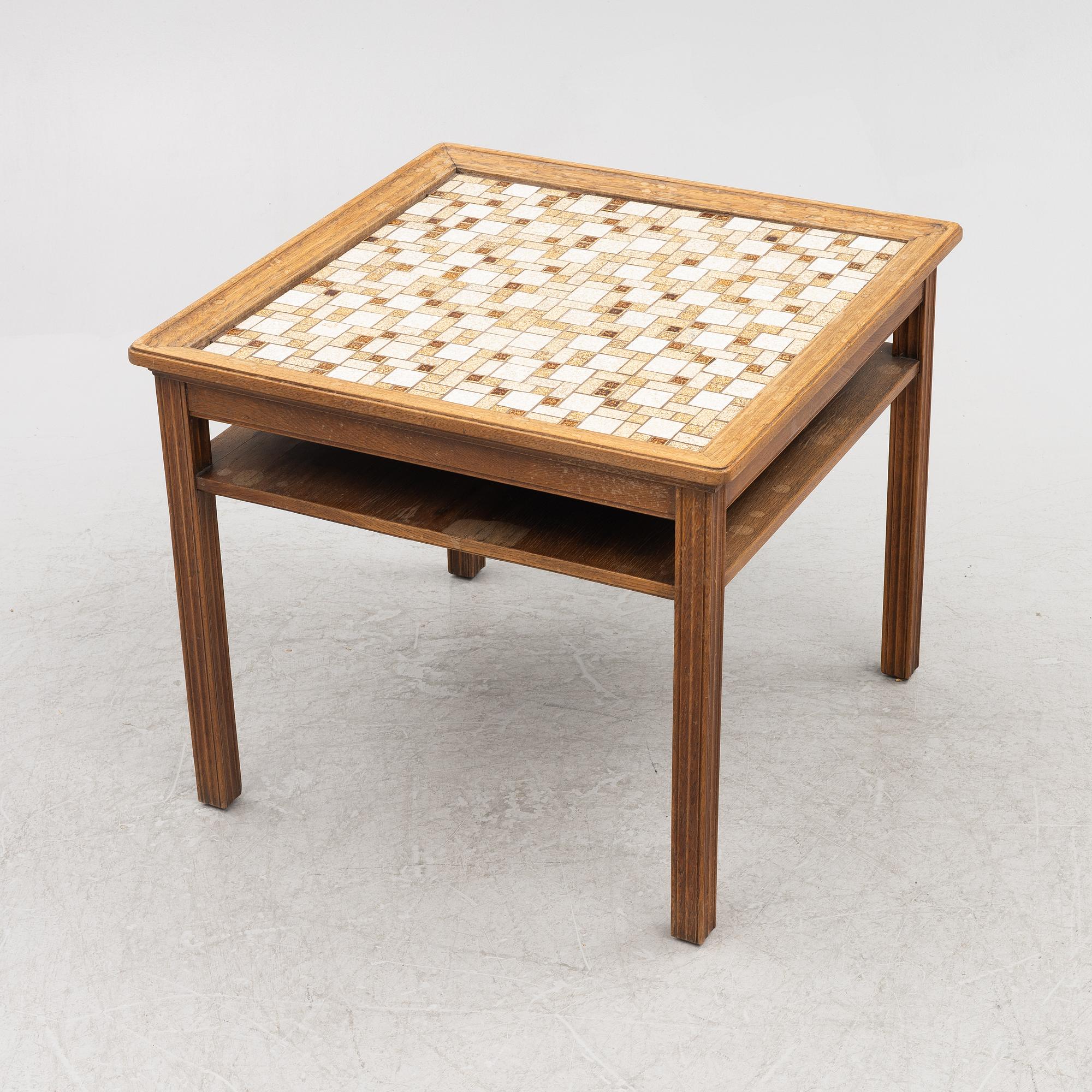 J. E. Blomqvist, coffee table, Swedish Grace, Uppsala, ca 1921.