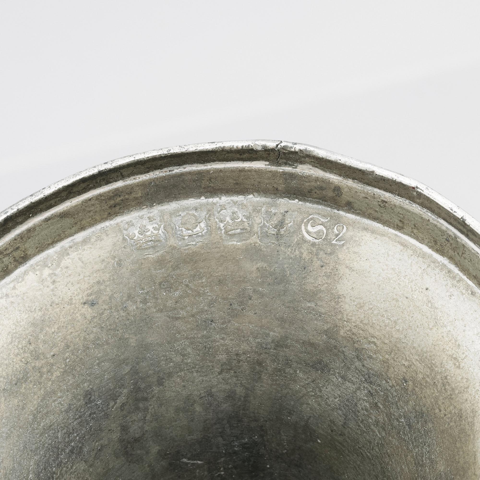 Ljusstakar, ett par, Eric Pettersson Krietz 1800 
(mästar i Stockholm 1753-1795/1805), Sengustavianska.