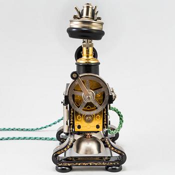 An early LM Ericson telephone called "Taxen". 1880s-1930s.