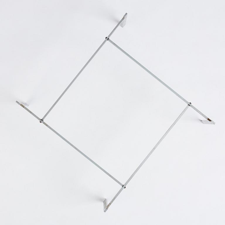 Poul Kjaerholm, a 'PK61' labradorite/larvikit stone top sofa table, edition E Kold Christensen, Denmark, early 1960s.