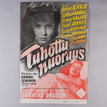 FILMAFFISCHER, 7 st, 1940-50-tal.