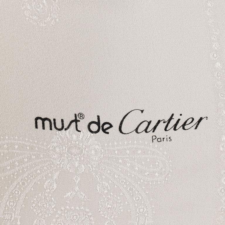 Cartier, scarf.