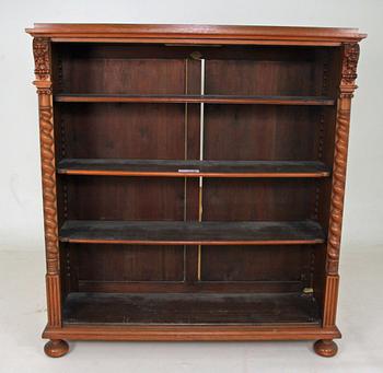 BOKHYLLA, barockstil, märkt C.E. Jonsson Möbelfabrik, Stockholm.