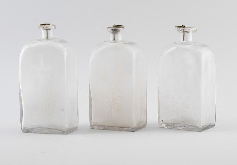 FLASKSCHATULL, 1800-talets mitt.
