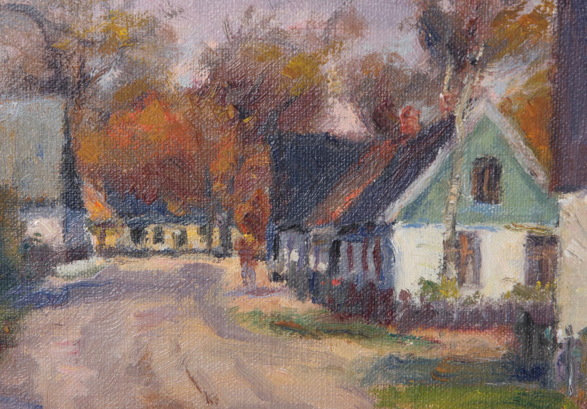 BERLIN, GUSTAV. Olja på duk, sign.