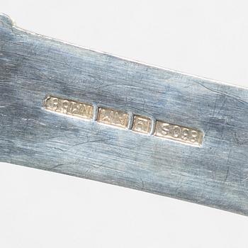 Brødrene Lohne, serveringsbestick, ett par, silver, Bergen, Norge, 1900-talets mitt.