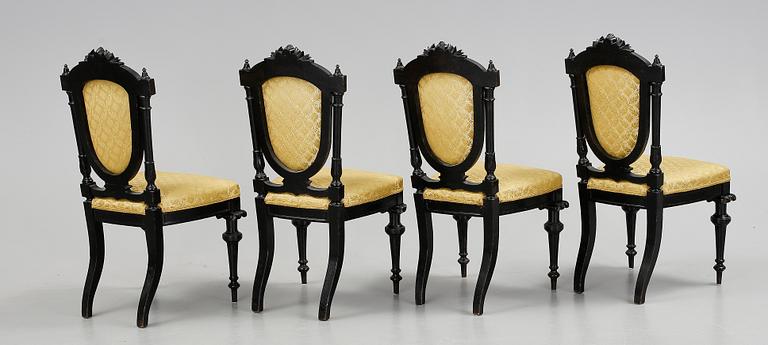 STOLAR 4 st, nyrenässans, omkring 1900.