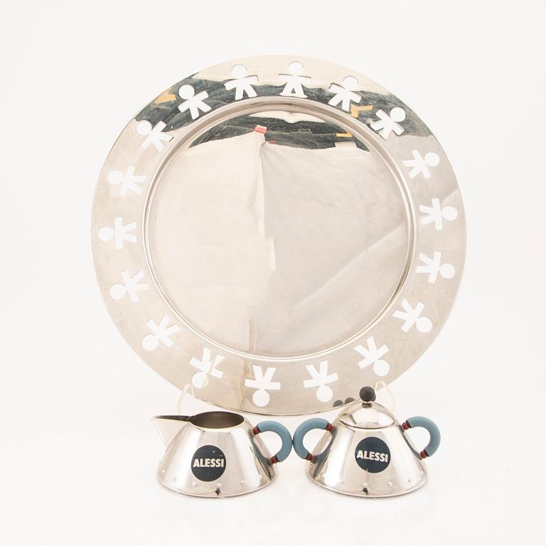 Michael Graves teset 5 dlr Alessi sent 1900-tal rostfritt stål.