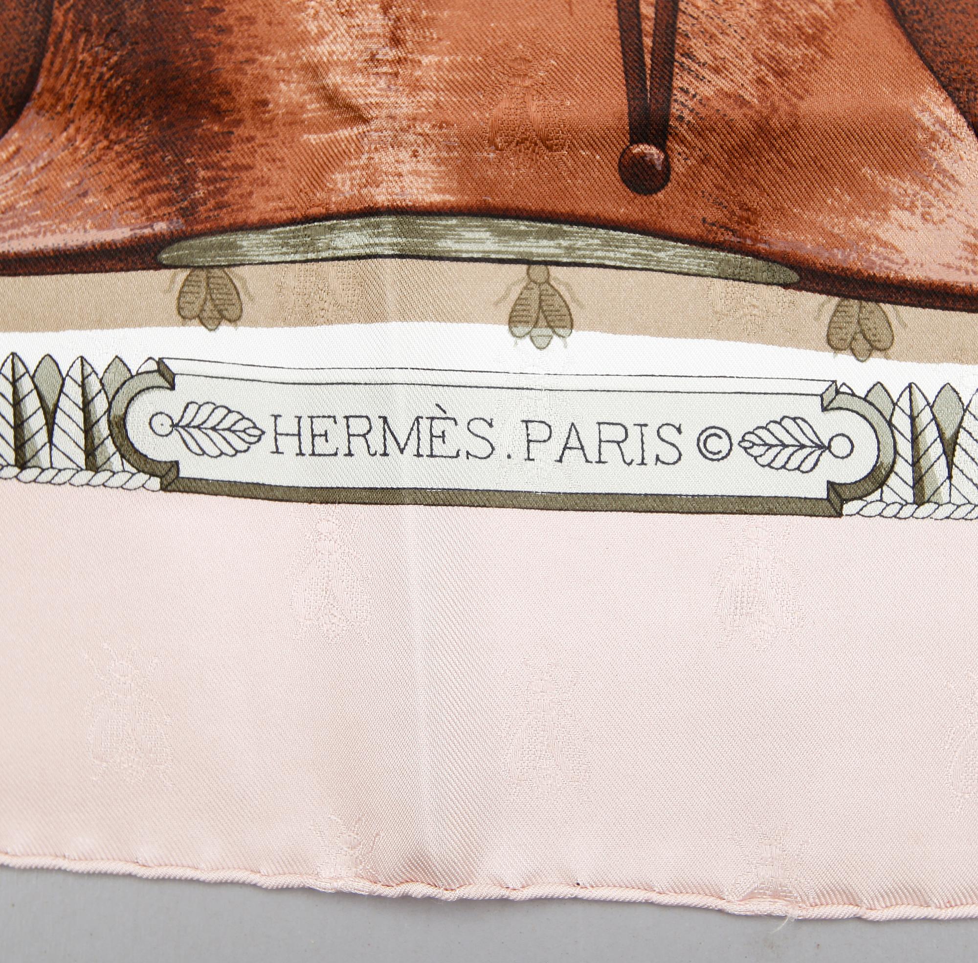 SCARF, siden, "Napoléon", Philippe Ledoux, Hermès, Paris.