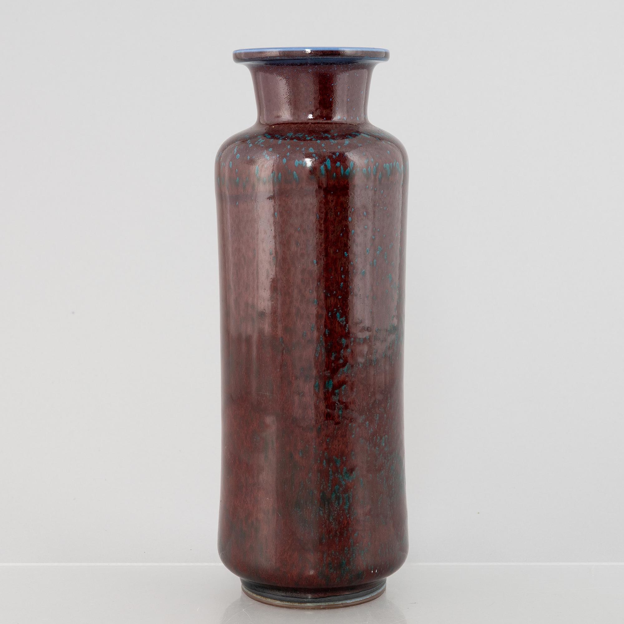 Berndt Friberg, a stoneware vase, Gustavsbergs Studio 1964.