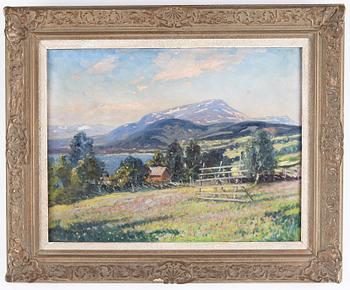 Carl Brandt, oil on canvas, signed C Brandt.